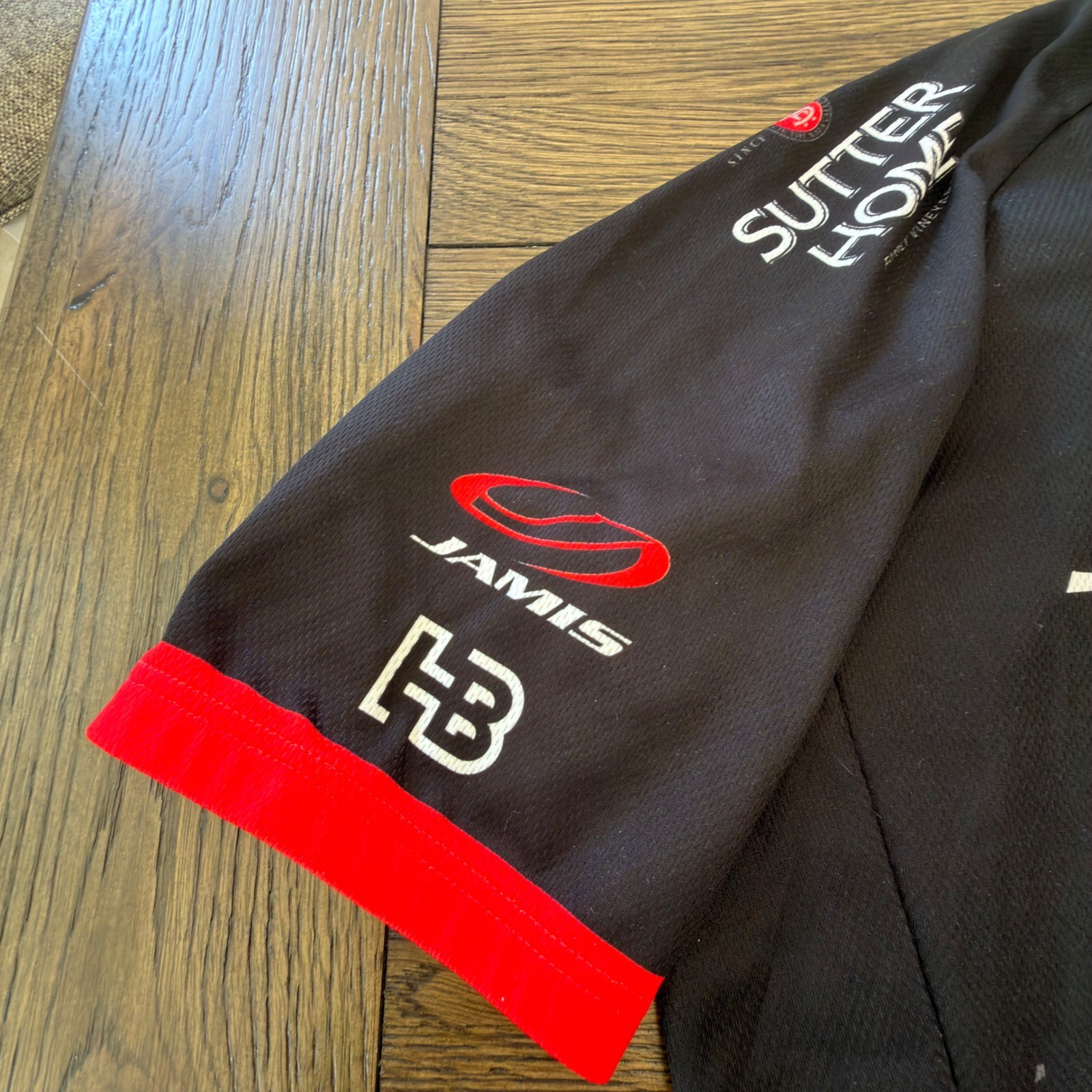 Craft Jamis Hagens Berman Cycling Jersey Mens XXL Black Red Full Zip Sutter Home