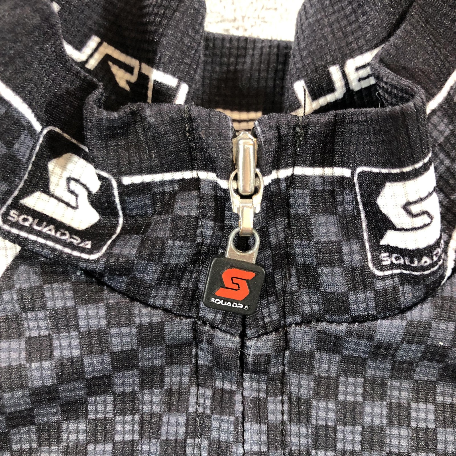 Squadra Cycling Jersey Mens Small Black BMW La Habra 1/4 Zip Shirt Bike