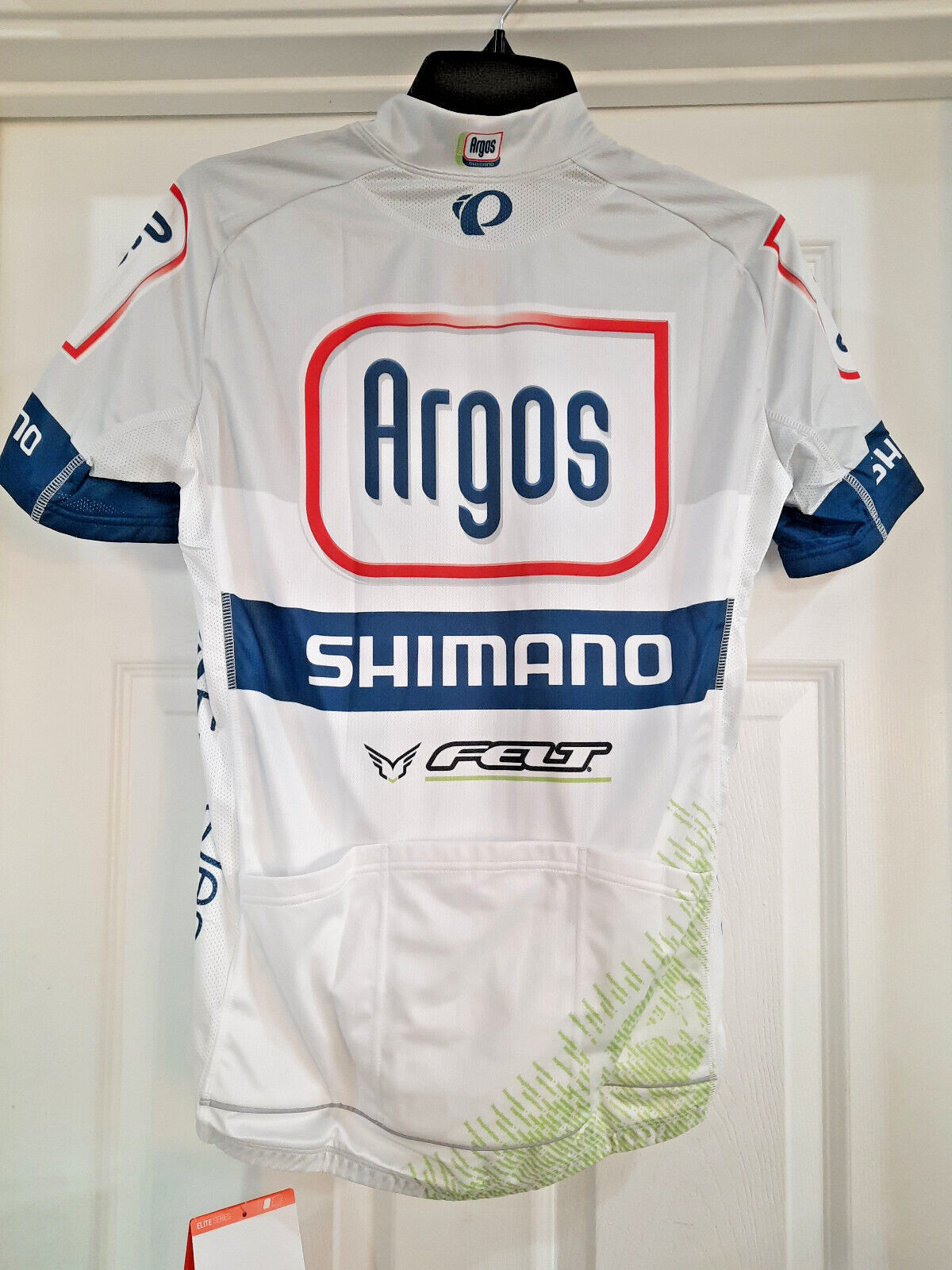 Team Argos Shimano Cycling Jersey with Authentic 2013 Team Signatures NEW Medium
