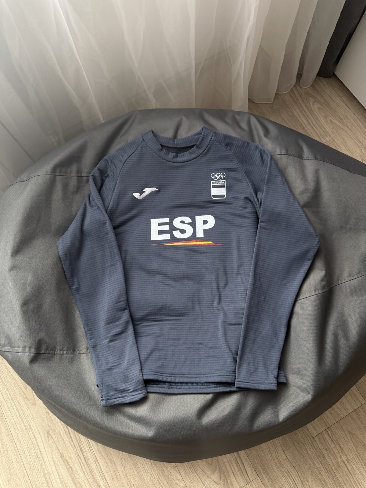 LONG-SLEEVED T-SHIRT BRAMA FLEECE COMPRESSION SPAIN OLYMPIC TEAM SIZE S