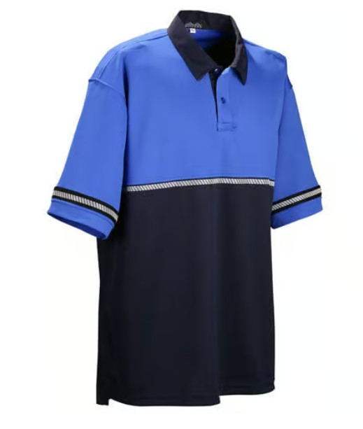 Mocean Tech Two Tone Reflective Bike Short Sleeve Polo 0402 Security X81JK