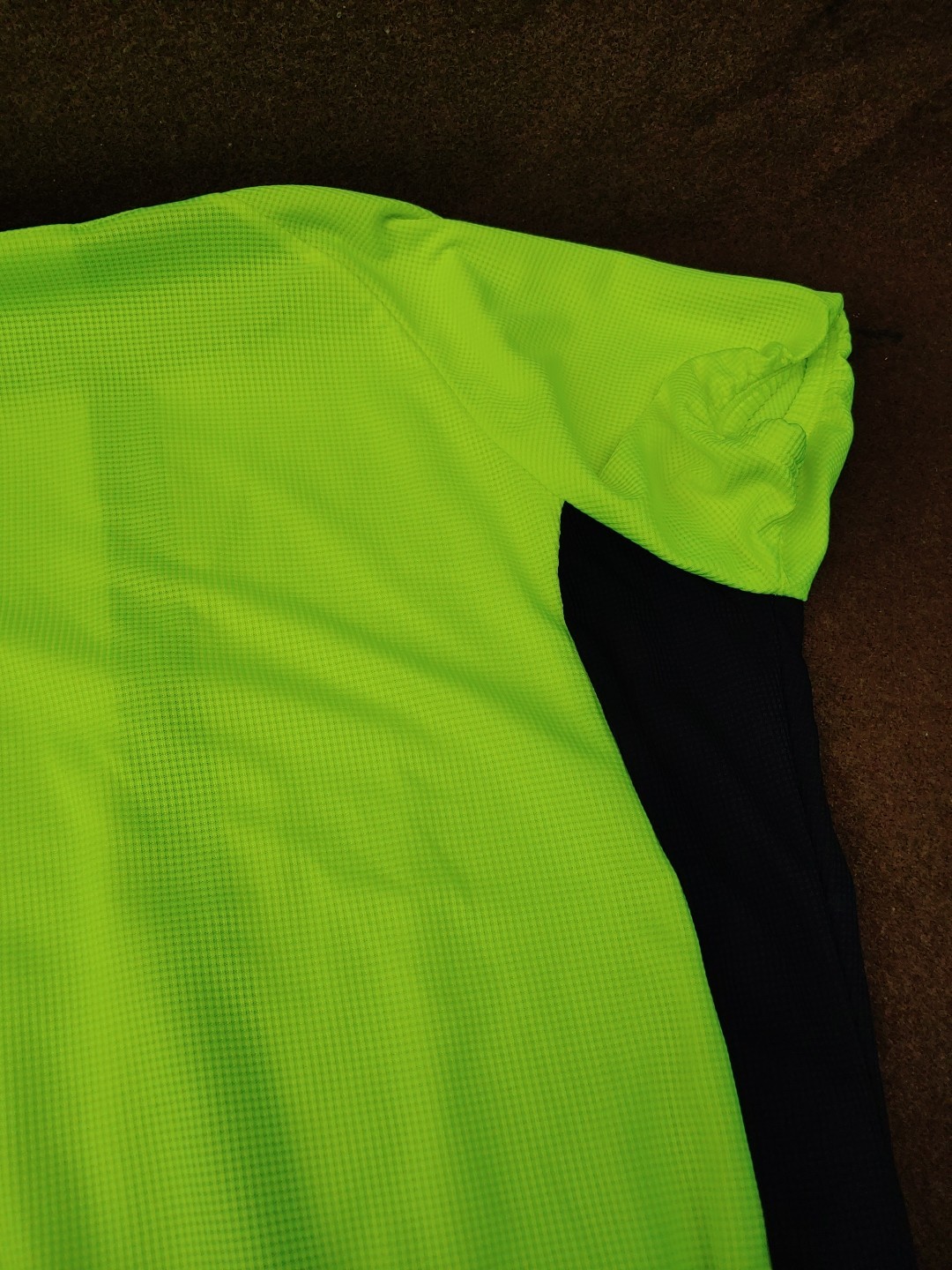 Women’s Cycling Jersey – Size Women’s M – Neon Yellow, Collared, Made in USA