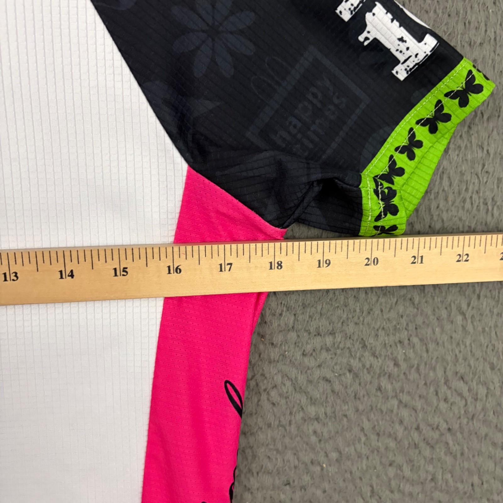 Pactimo x Betty Designs Cycling Jersey Womens Medium Full Zip Skull Bike Rare