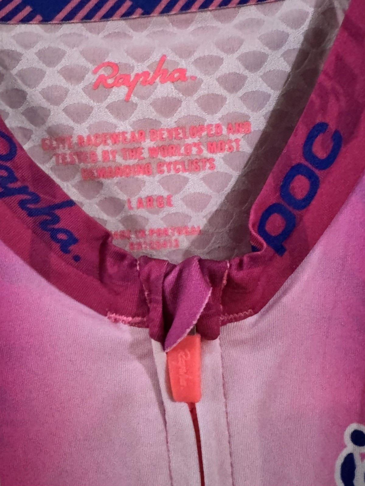 Palace Rapha EF Education First Pro Team Aero Jersey Pink Size Large