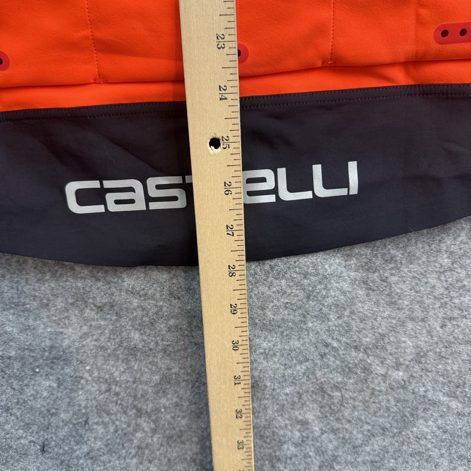 CASTELLI Gabba 3 Cycling Jersey Mens XL NWT Orange 17084 Gore Windstopper Rosso