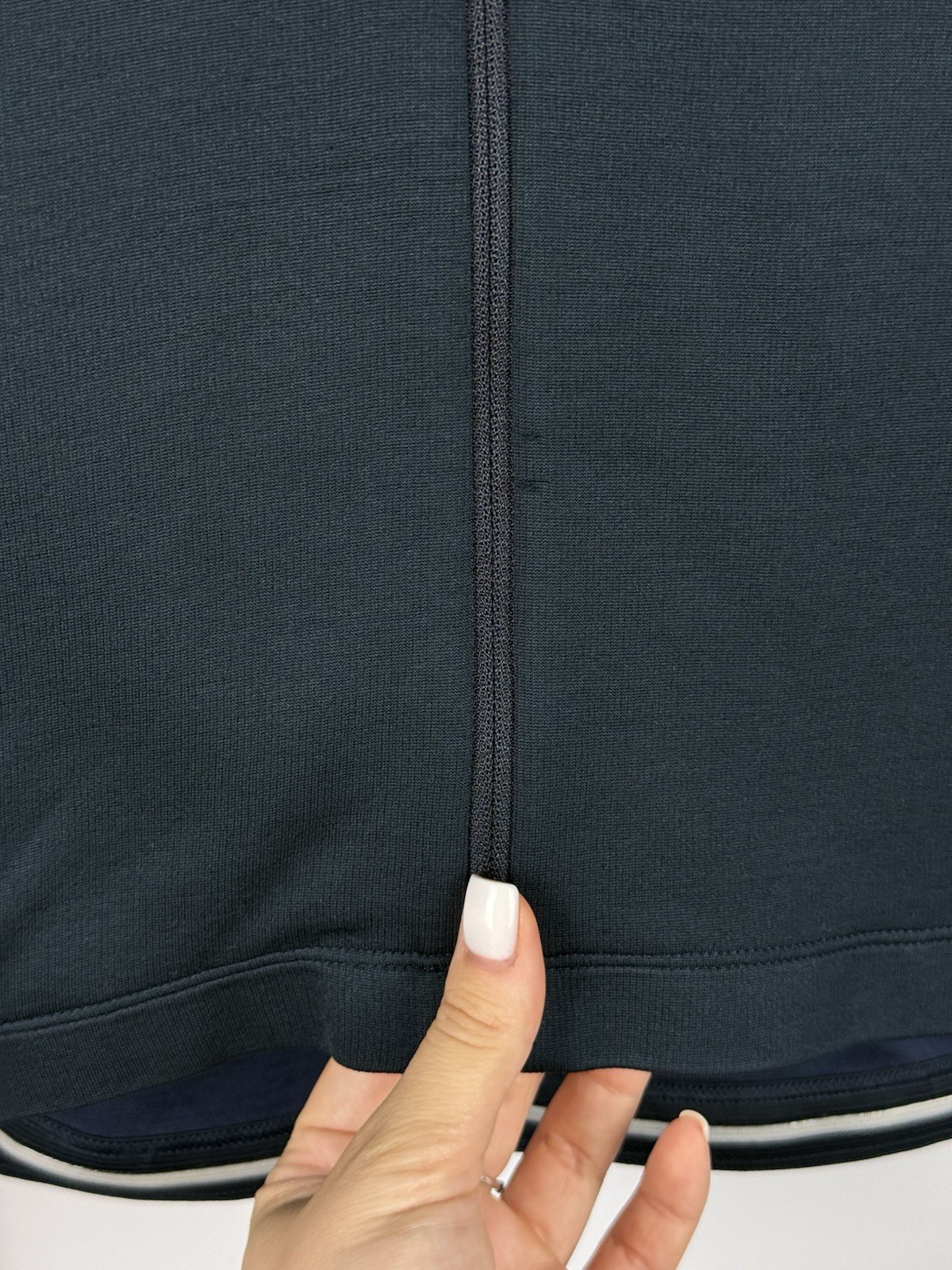 Rapha Womens Classic Long Sleeve Jersey II Size M Dark Navy Wool Blend Cycling