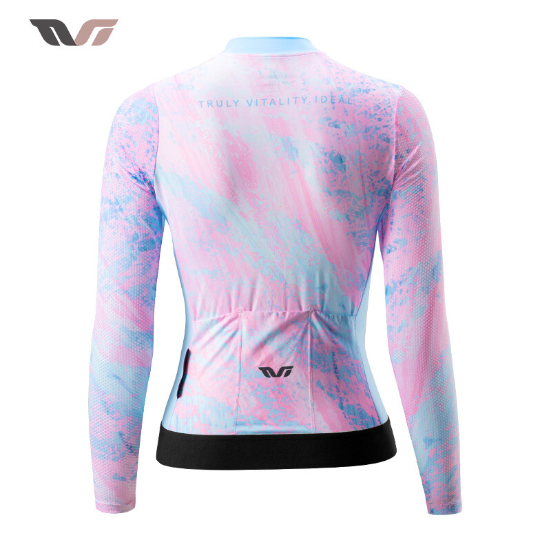 ROCKBROS TVI Series Women Cycling Jersey Breathable Long Sleeve Bicycle Clothing