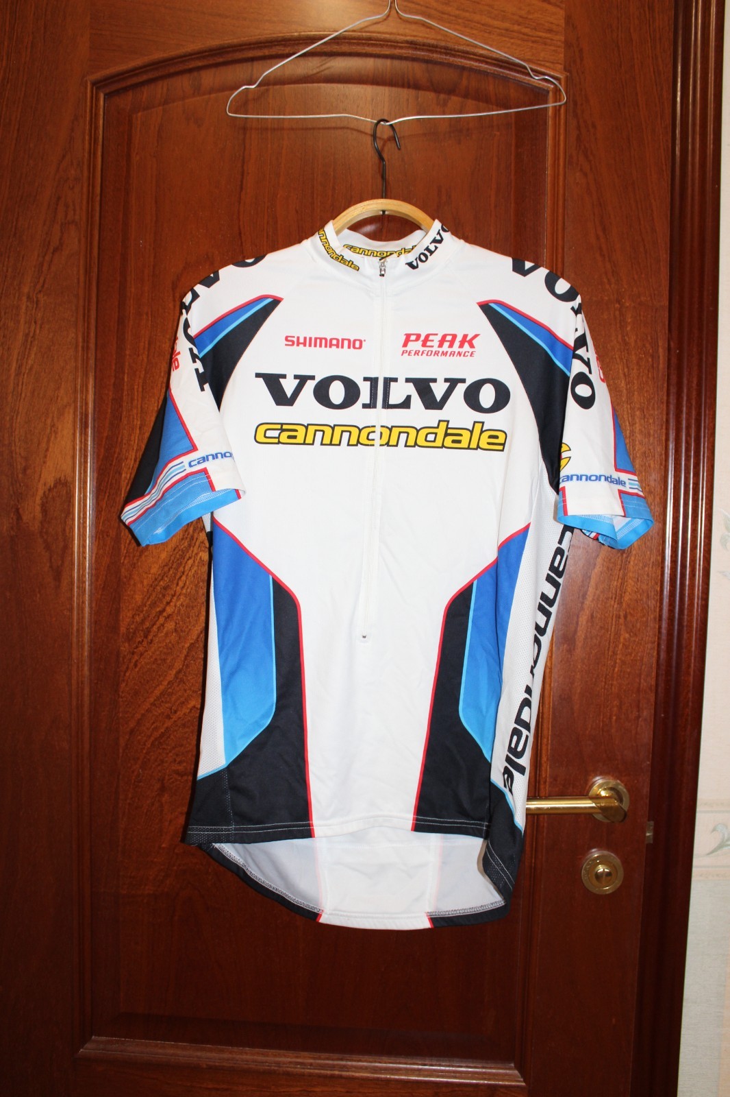 Vintage Shimano Peak Cannondale Volvo Team Cycling jersey shirt – size L