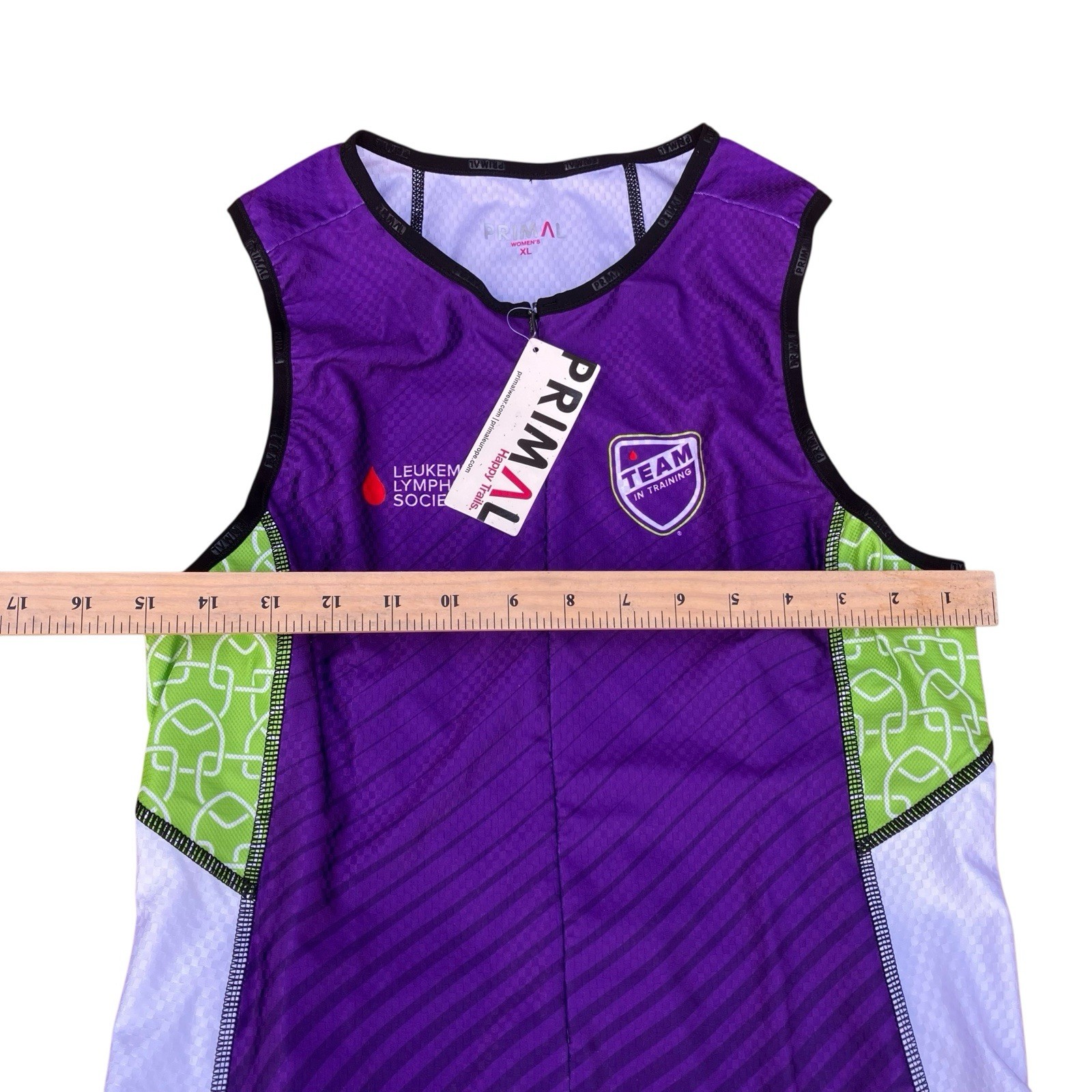 Primal Wear Fit Kit Jersey Women’s XL Sport Cut Raglan Cycling Shirt Biking