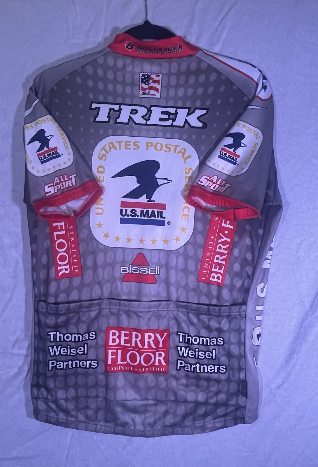 Nike 2003 USPS United States Postal Service Trek Limited Edition Cycling Jersey