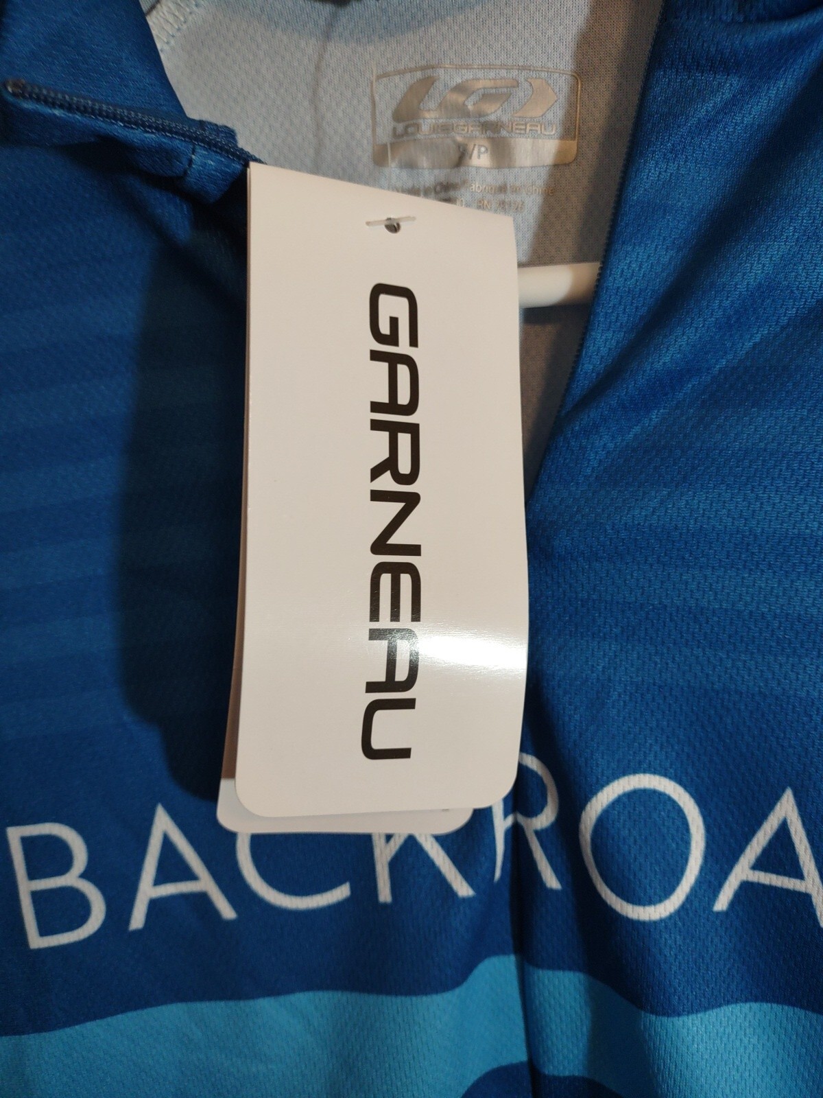 Garneau Women’s Sport Fit Jersey Sz S Back Roads Compression Cycling Pocket Zip