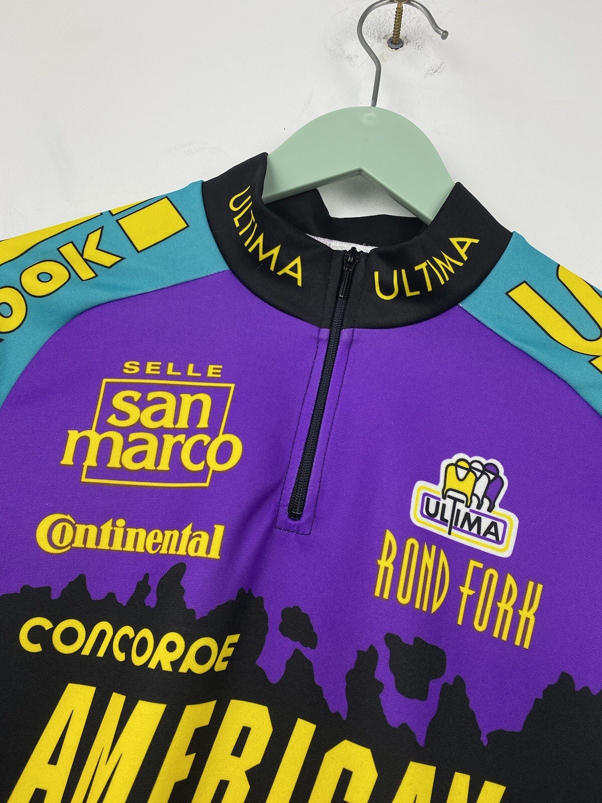 American Eagle Ultima Continental Cycling Jersey Shirt Vintage Maglia 90s L Men