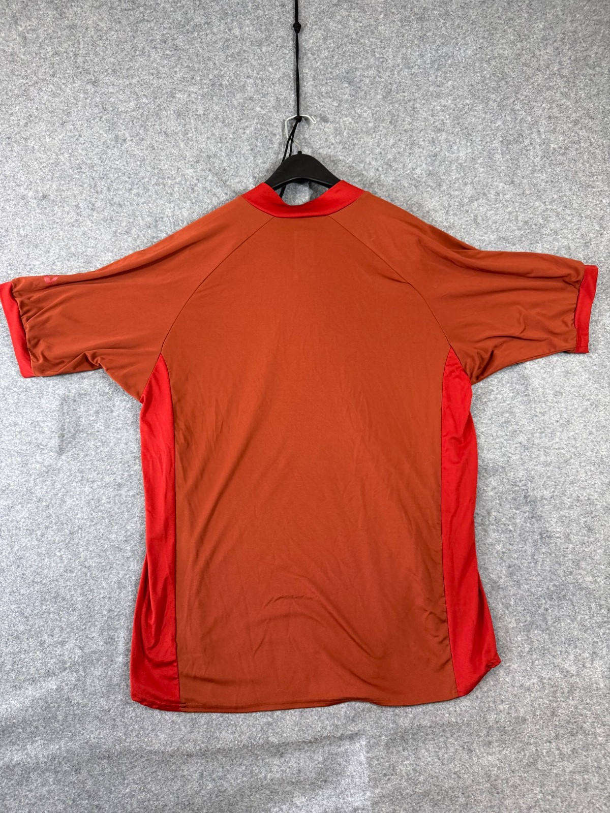 Nike ACG Base Layer Shirt Mens XL Orange 1/4 Zip Short Raglan Sleeve Stretch