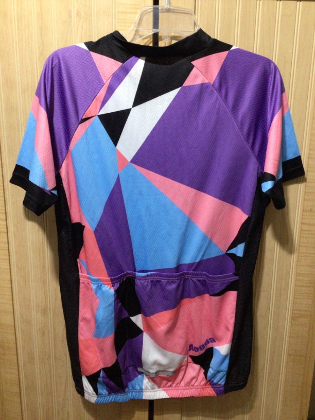 Aogda Women Cycling Shirt, Short Sleeves XL