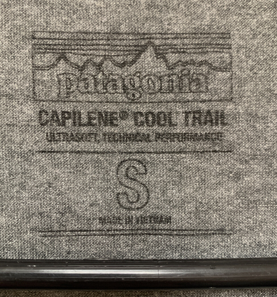Patagonia Capilene Cool Trail Bike Henley Jersey – Gray Sz S EUC