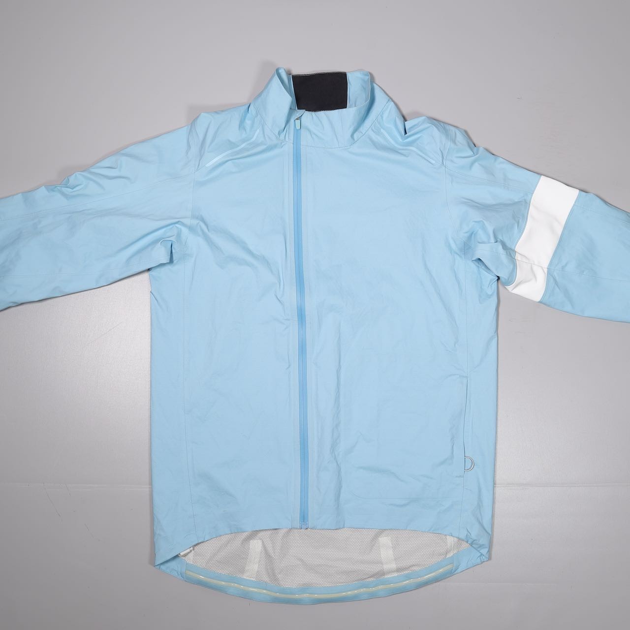 Rapha Core Cycling Rain Jacket Blue 100% Nylon Full Zip Women’s size Small
