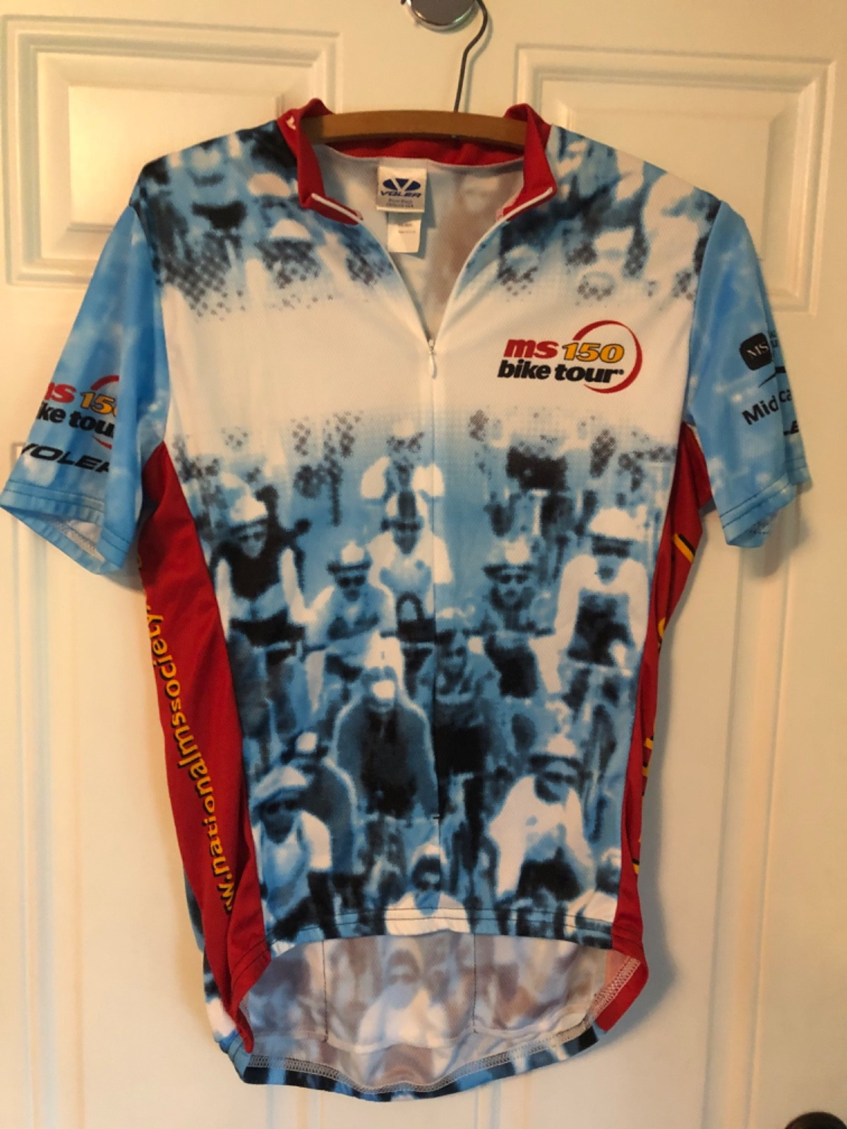 Voler bike cycling jersey EUC Medium MS 150 bike tour ride like you mean it