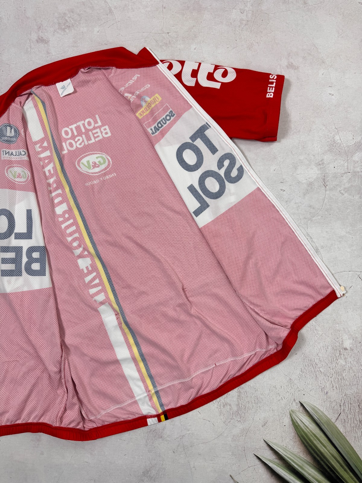 Vermarc Lotto Belisol Cycling Jersey Joker Soudal UCI World Tour size 5 / L