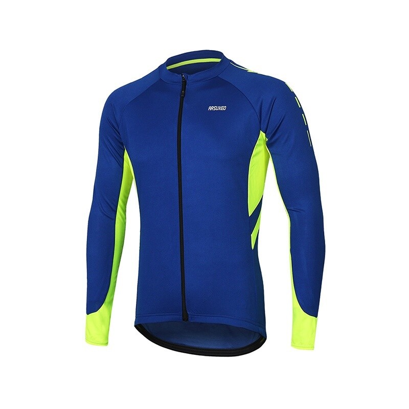 Men’s Full Zipper Cycling Jerseys Long Sleeves MTB Bike Jerseyss Shirts Clothing