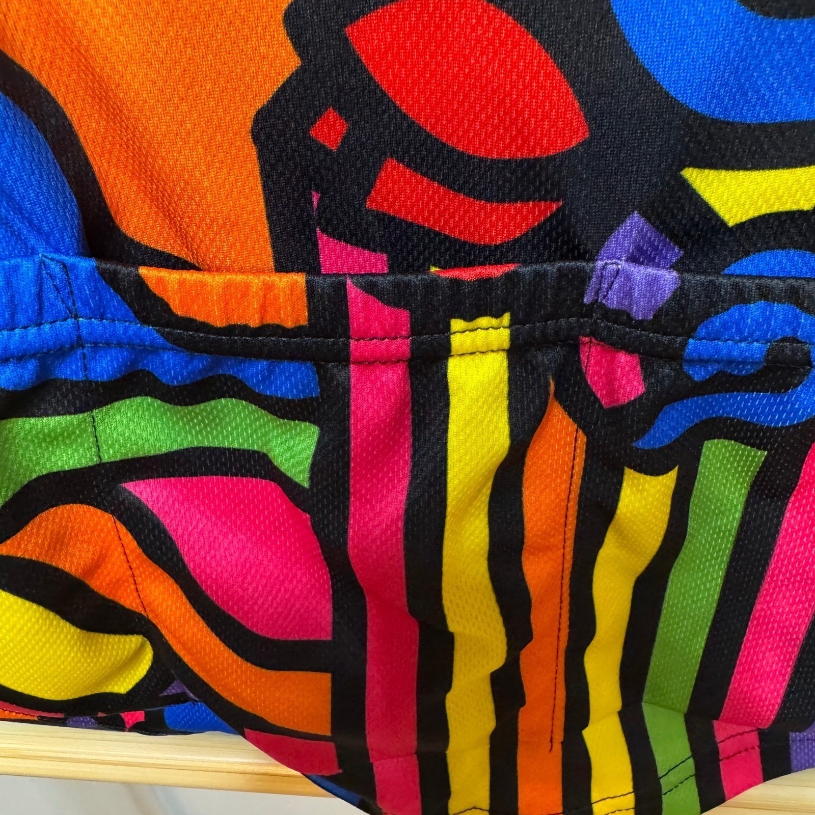 Primal Women’s M Cycling Jersey Colorful Abstract Graphic 1/4 Zip 3 Pocket Bike