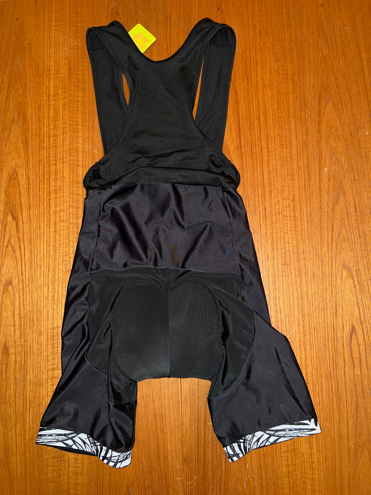 New! CYCLING Brand Men’s Black Sleeveless Gel Padded Bib Shorts Singlet (Med)