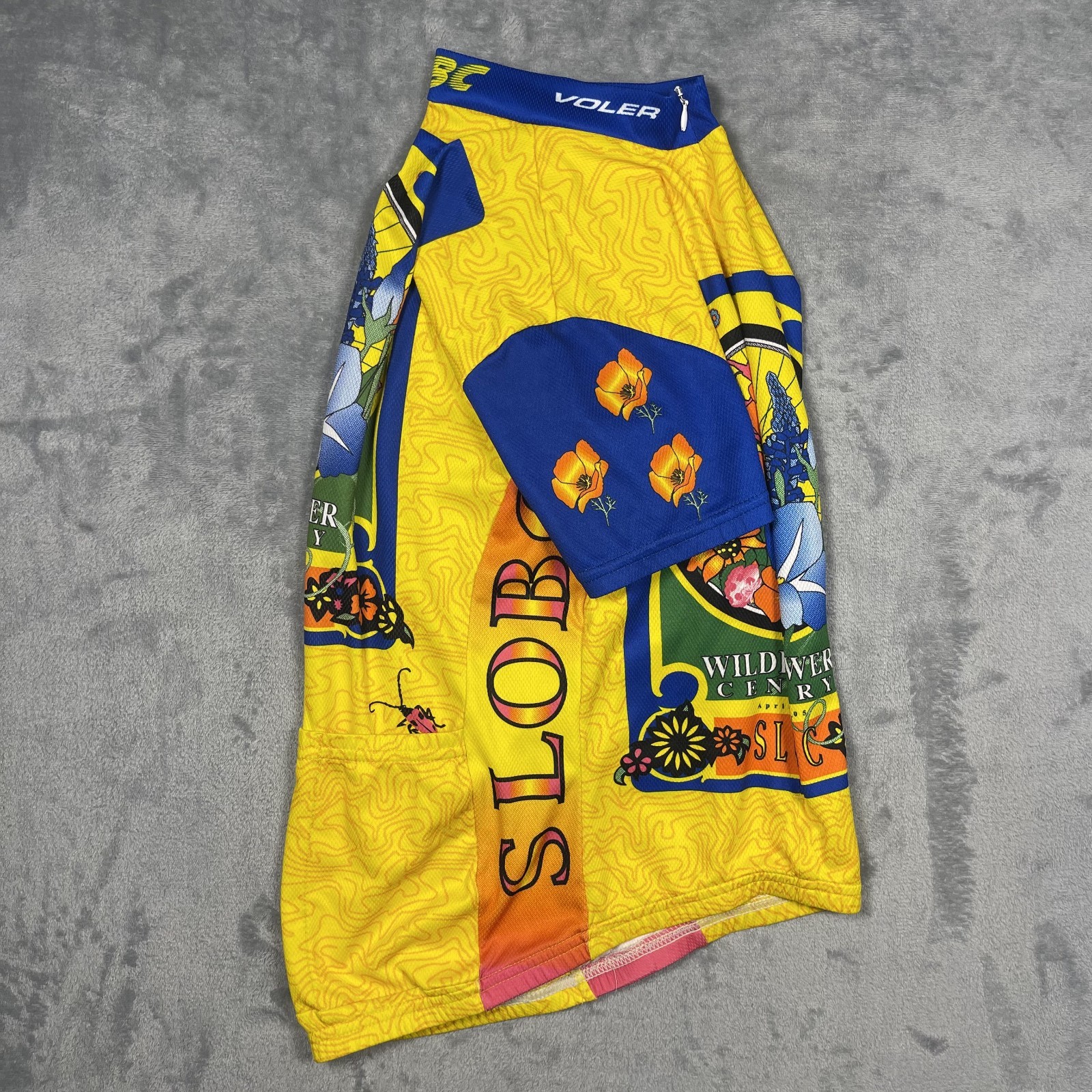 2005 Voler Wildflower Century SLOBC Cycling Jersey Women’s Small Made in USA
