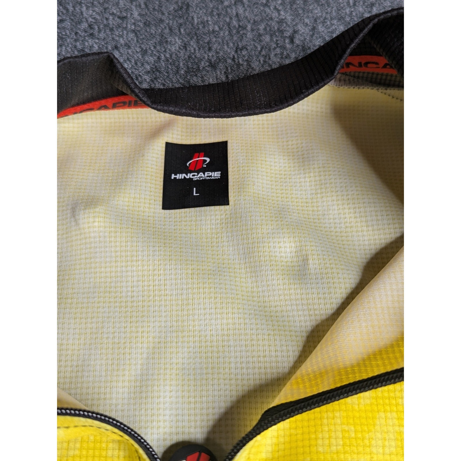 Hincapie Sportswear Men’s SS Force Cycling Jersey Black Yellow Size Large L