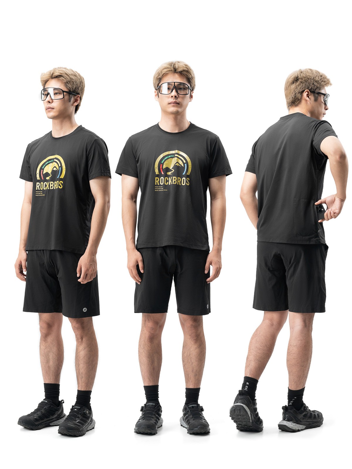 Rockbros Skyroad Sport T-Shirt Breathable Quick Dry Cool Cycling Tee Men Women
