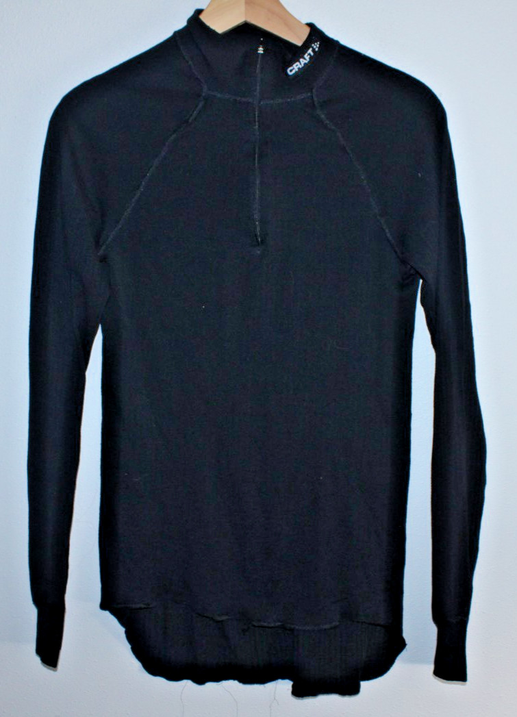 Craft LongSleeve Cycling Jersey Medium Rear Pockets 34″ Chest 26/30″ T2B Thermal