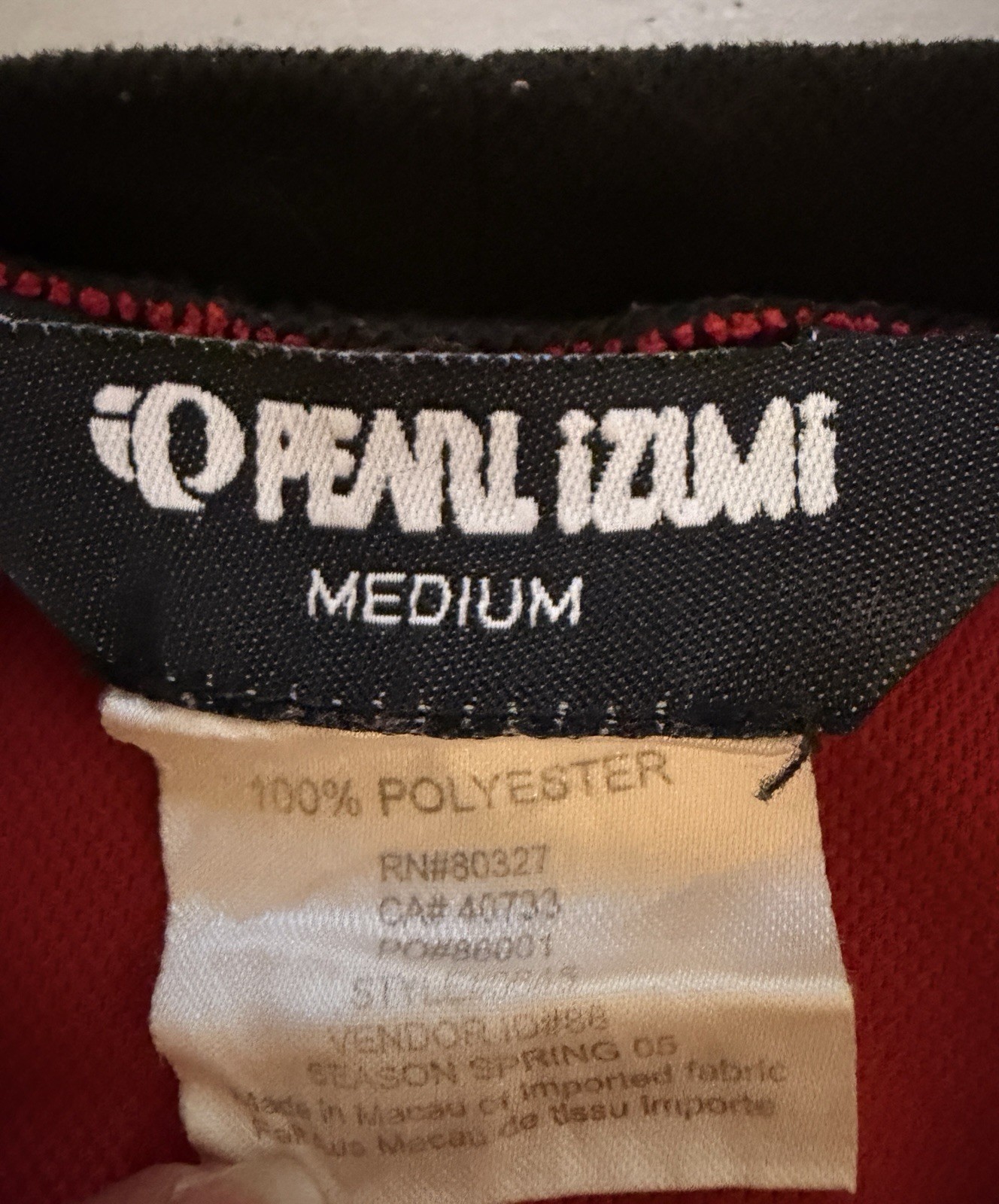 Pearl Izumi Vintage Cycling Jersey Lot 2 Mens Medium 90s Y2K Tan Red Colorblock