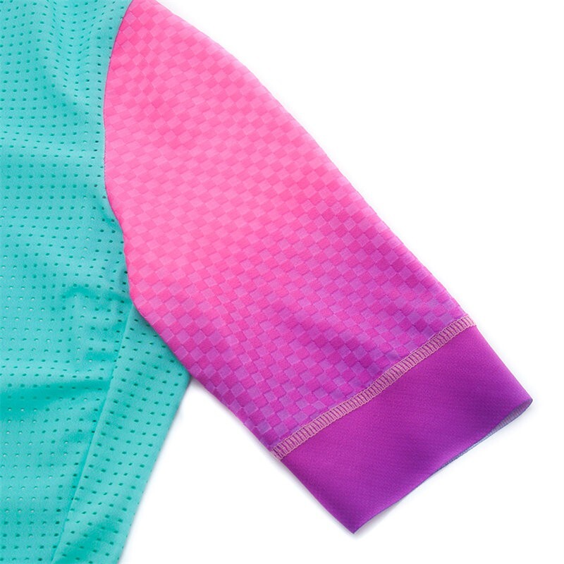 CESANTI Women Cycling Jersey Short Sleeve Non-slip Band Pro Bike Clothing