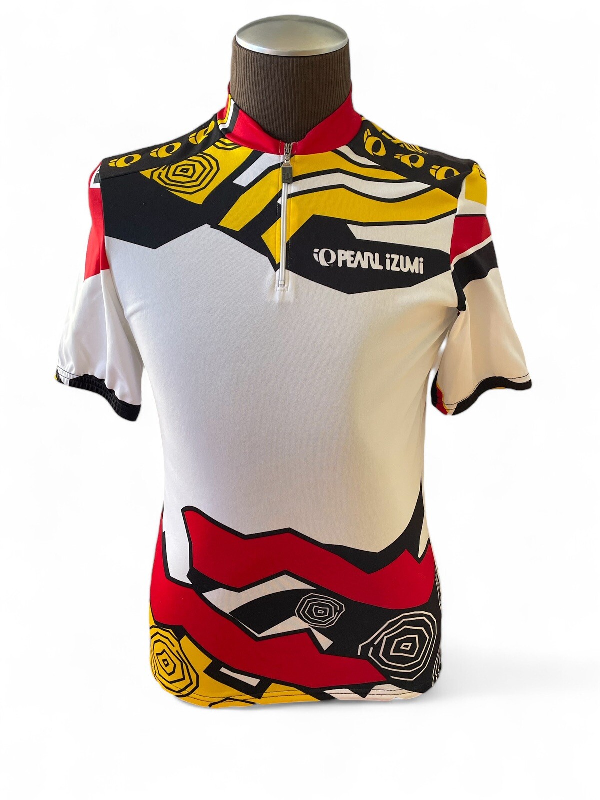 Vintage Pearl Izumi Bicycle Top Multi Color Jersey Made In USA Size M