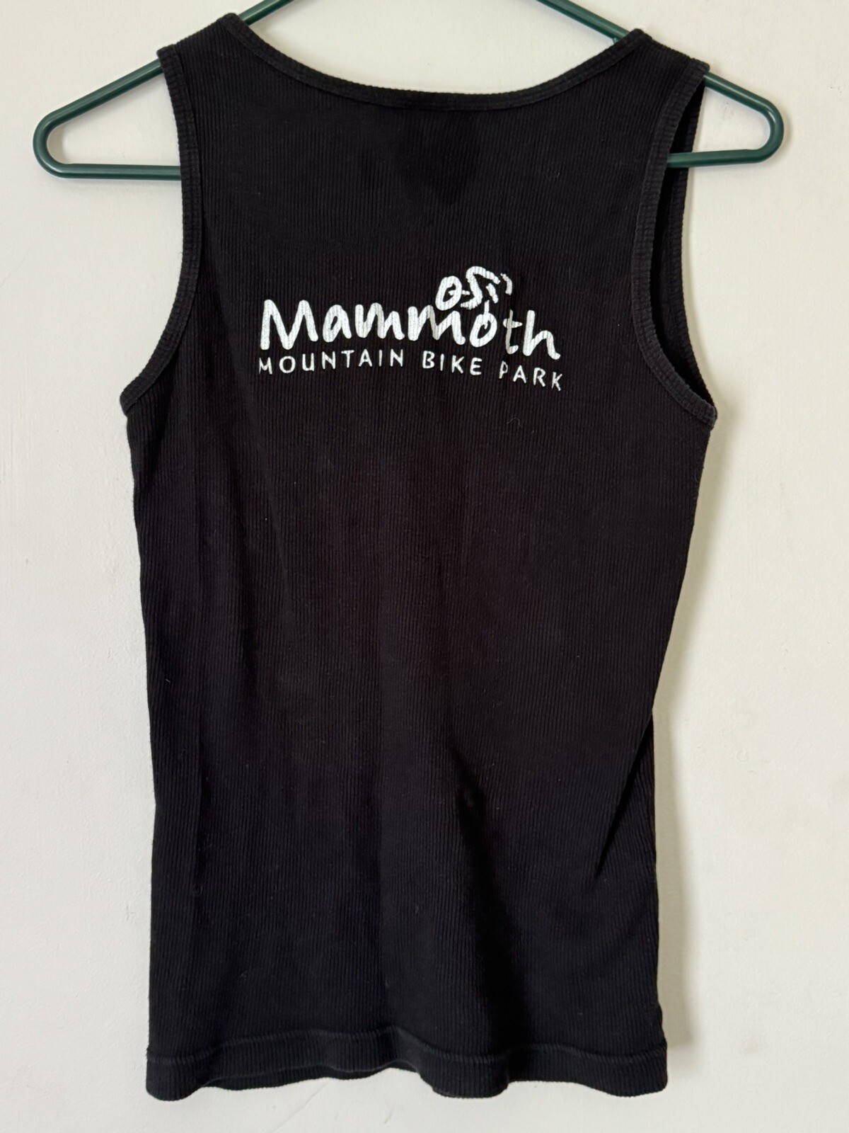VTG Mammoth Mountain Bike Park Cotton Tank Top Singlet Womens M Black