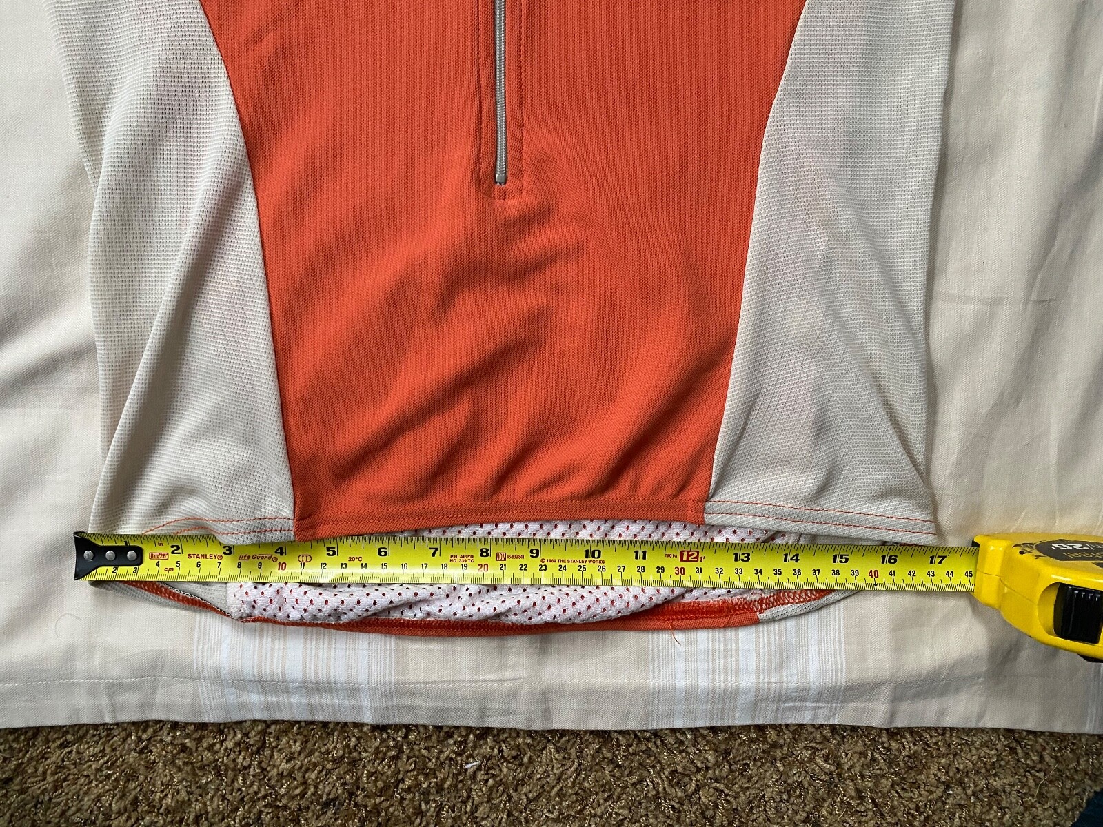 Vintage Patagonia Capilene Terra Salmon Colored Women’s Cycling Jersey Sz M NEW