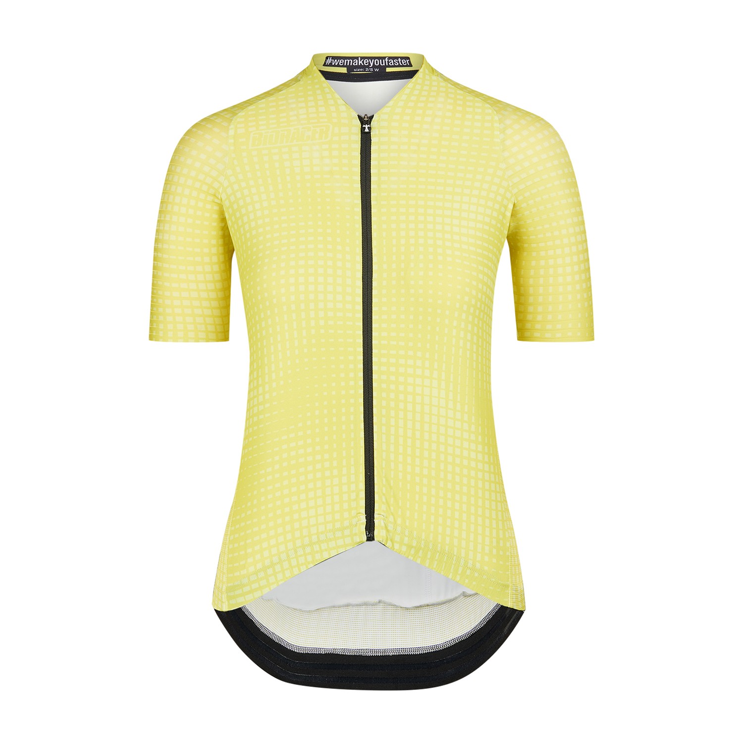 BIORACER Optic Art Icon Fietshirt Front Ladies Geel Mat XL Single Unit