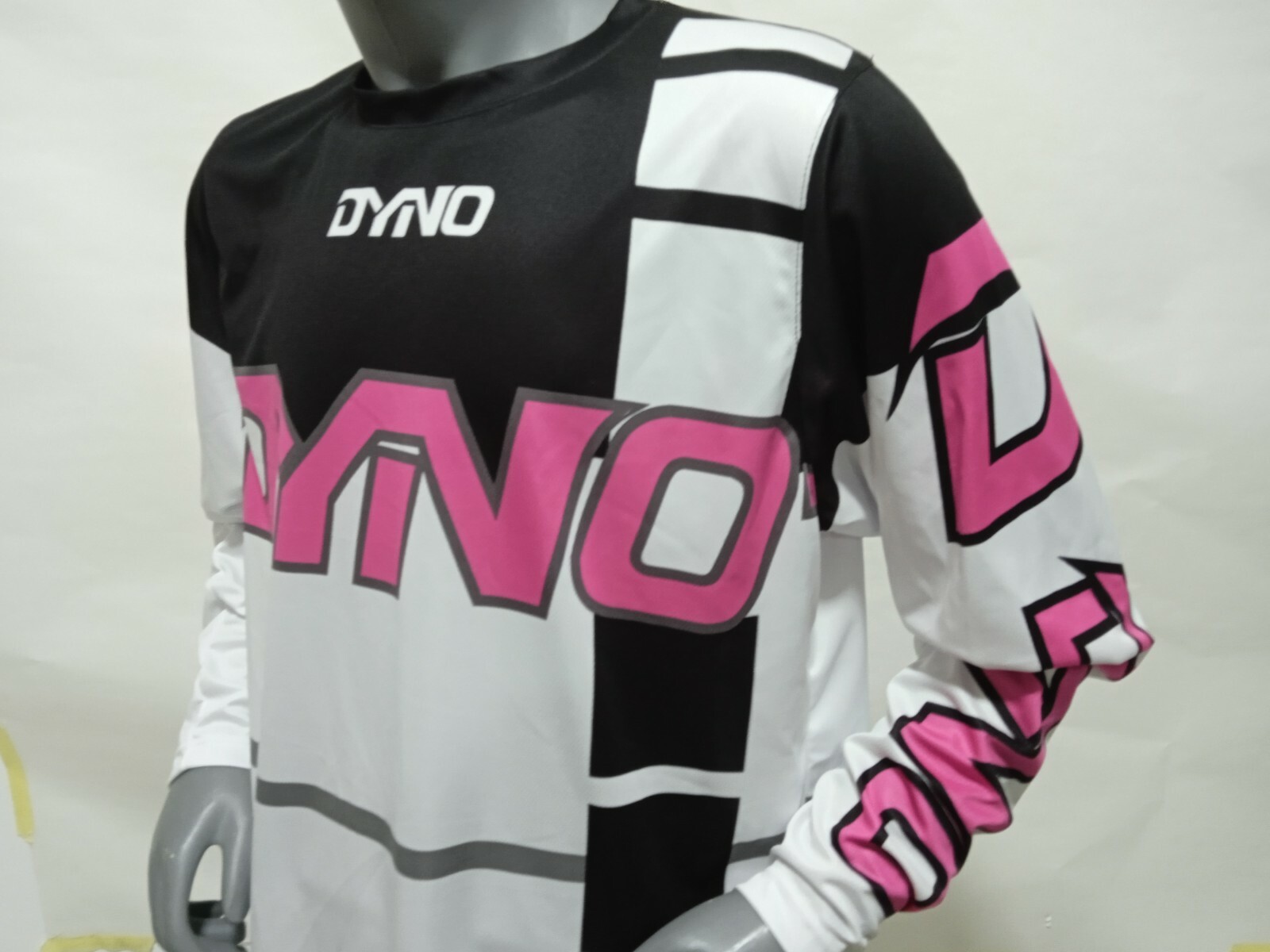 DYNO BIKE JERSEY CLASSIC DESIGN BMX JERSEY RACE BIKE SHIRT BLACK PINK SIZE XXL