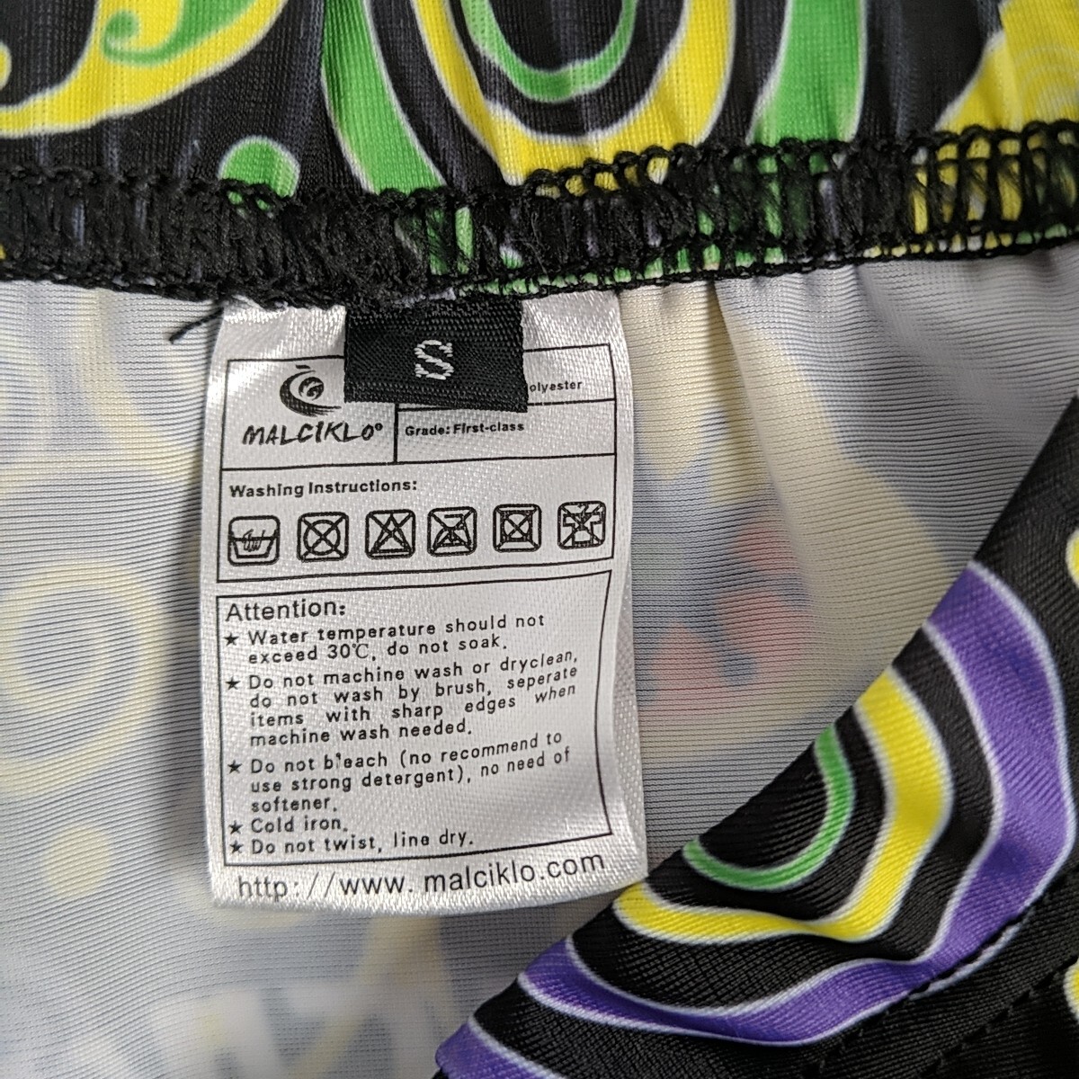 Malciklo Biking Cycling Shorts Jersey Set 2 piece Y2K Flower Power Hippie Groovy