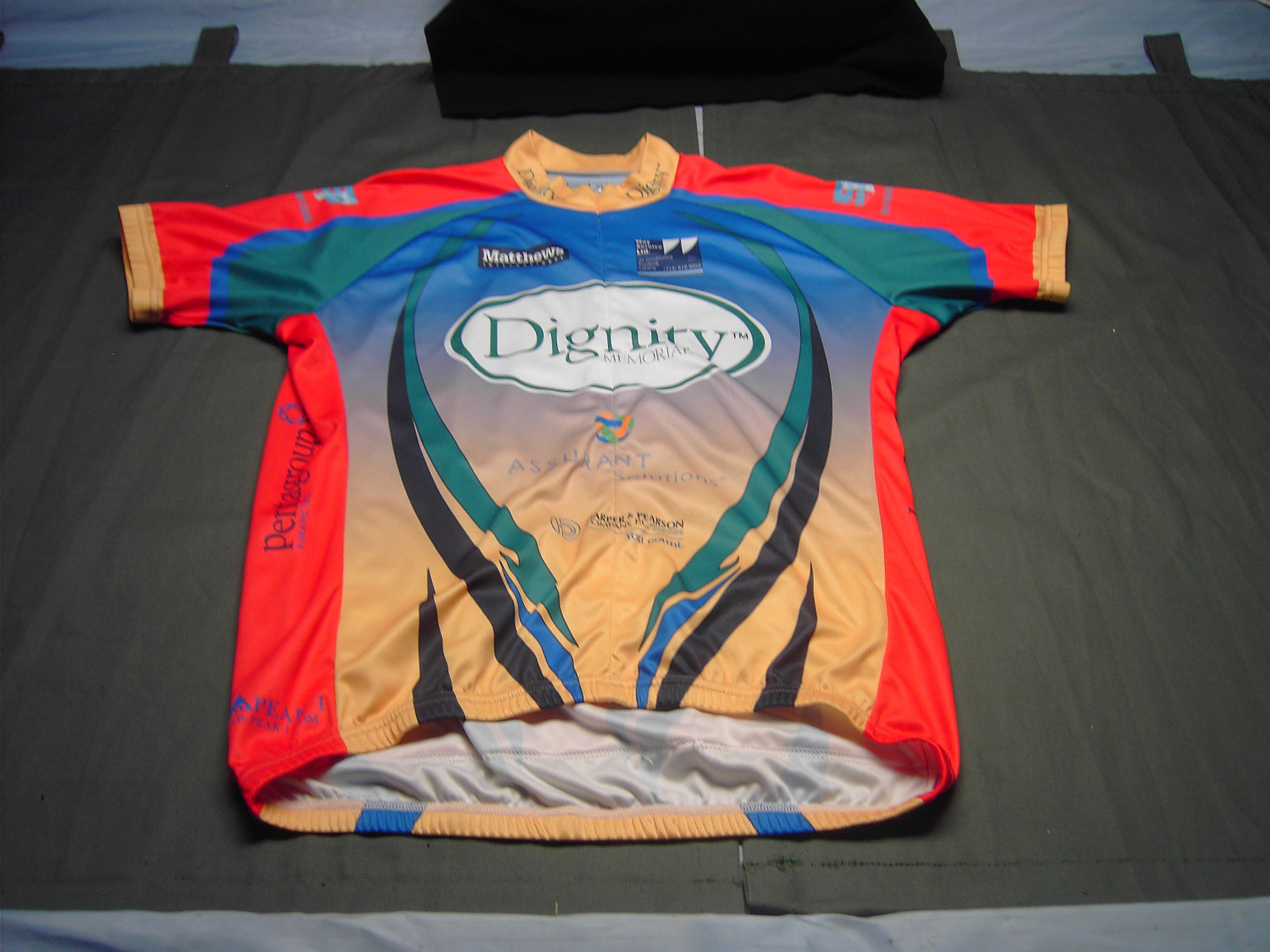 Unisex PEAK 1 Tour de cure DIGNITY MEMORIAL Cyclist Jersey Size XL Unisex