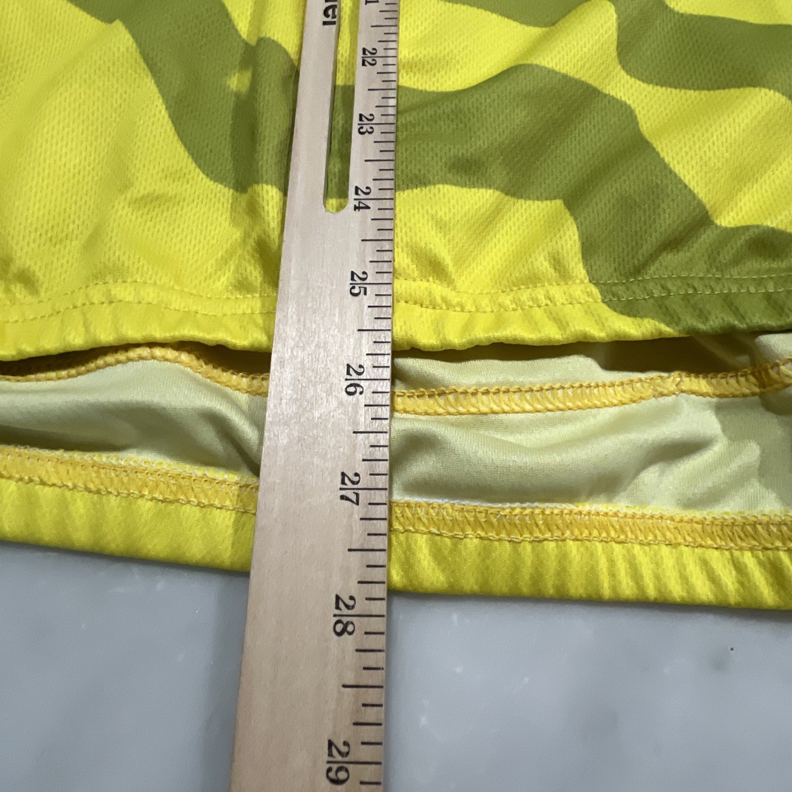 World Jerseys Don’t Tread On Me Cycling Jersey Men XL 3/4 Zip Pockets Yellow