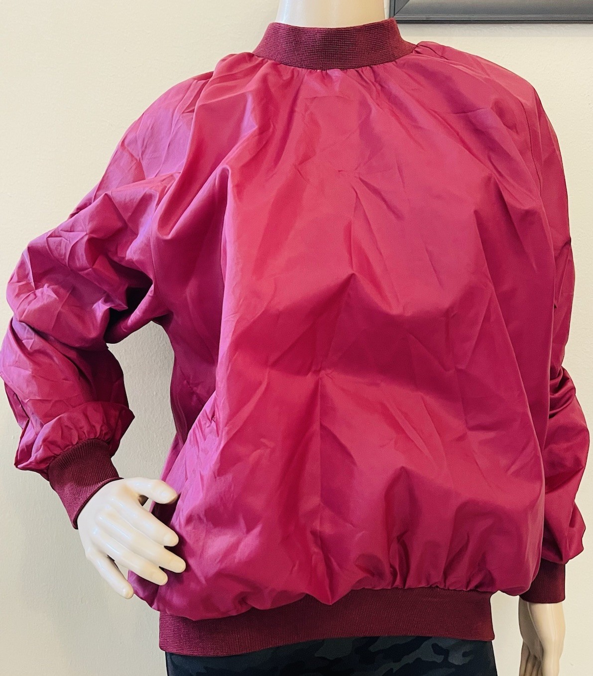 Bike Cycling Windbreaker Rain Jacket (Men’s LG) Maroon Mountain Biking