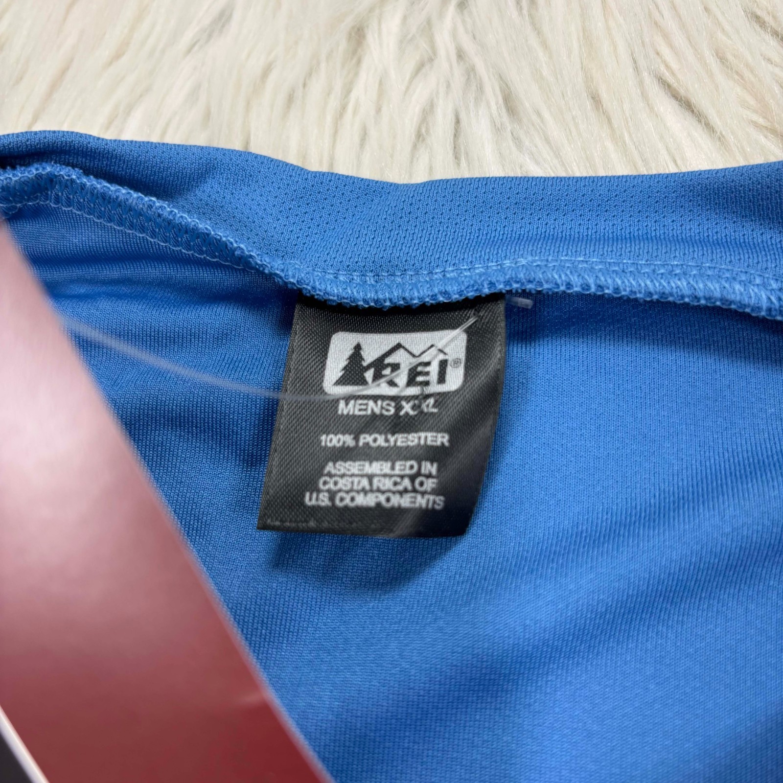 NWT REI Men’s XXL Blue Short Sleeve Classic Road Jersey Pockets Cycling