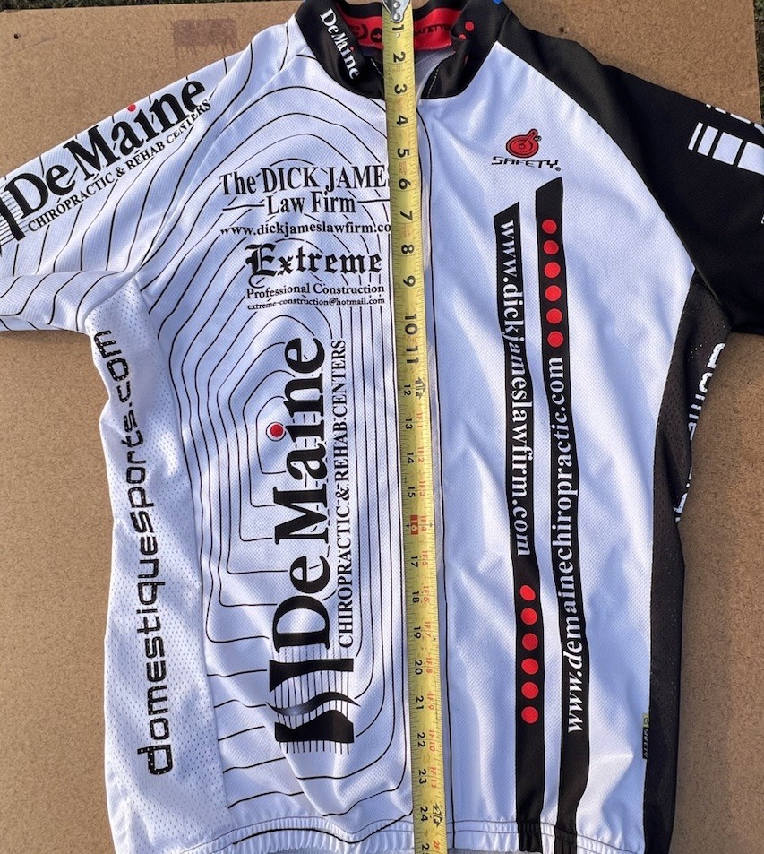 Safety Cycling Jersey Men’s Large Multi-Color Full Zip