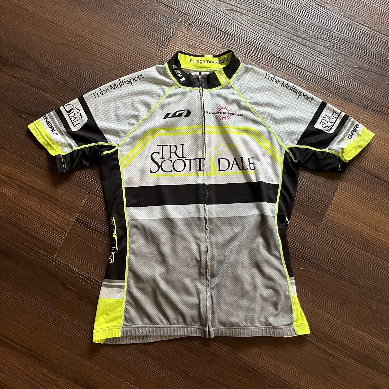 Tri Scottsdale Bikes Cycling Jersey Women’s Sz L – Louis Garneau – Full Zip