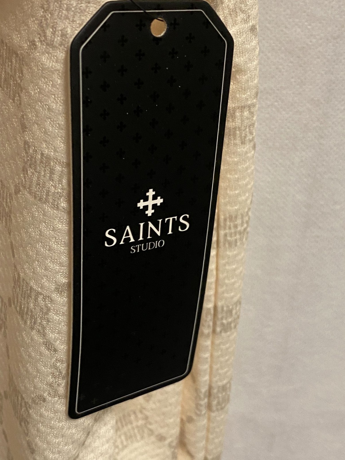SAINTS ALWAYS Jersey Men Polo Small Saints Airways Graphic Print #5 Long Sleeve