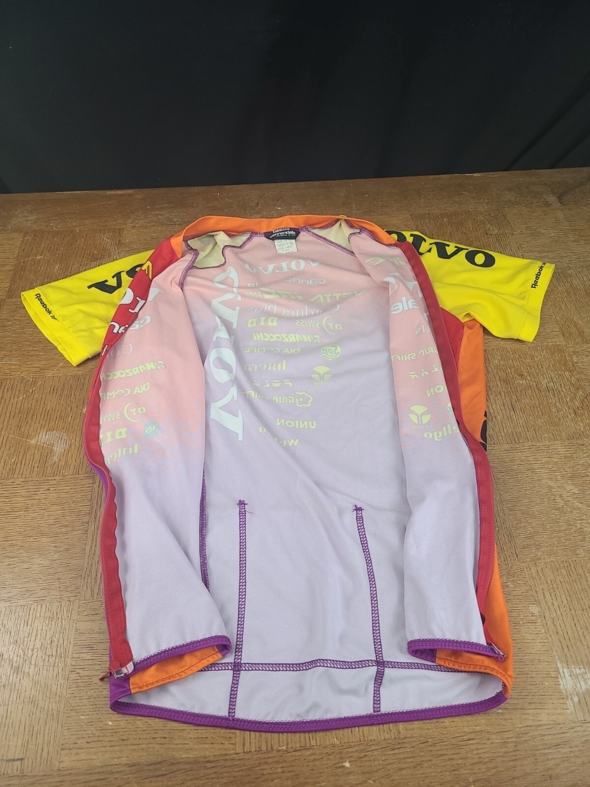 Volvo Cannondale Handmade in USA Team Race Jersey – Sz L – Full Zip