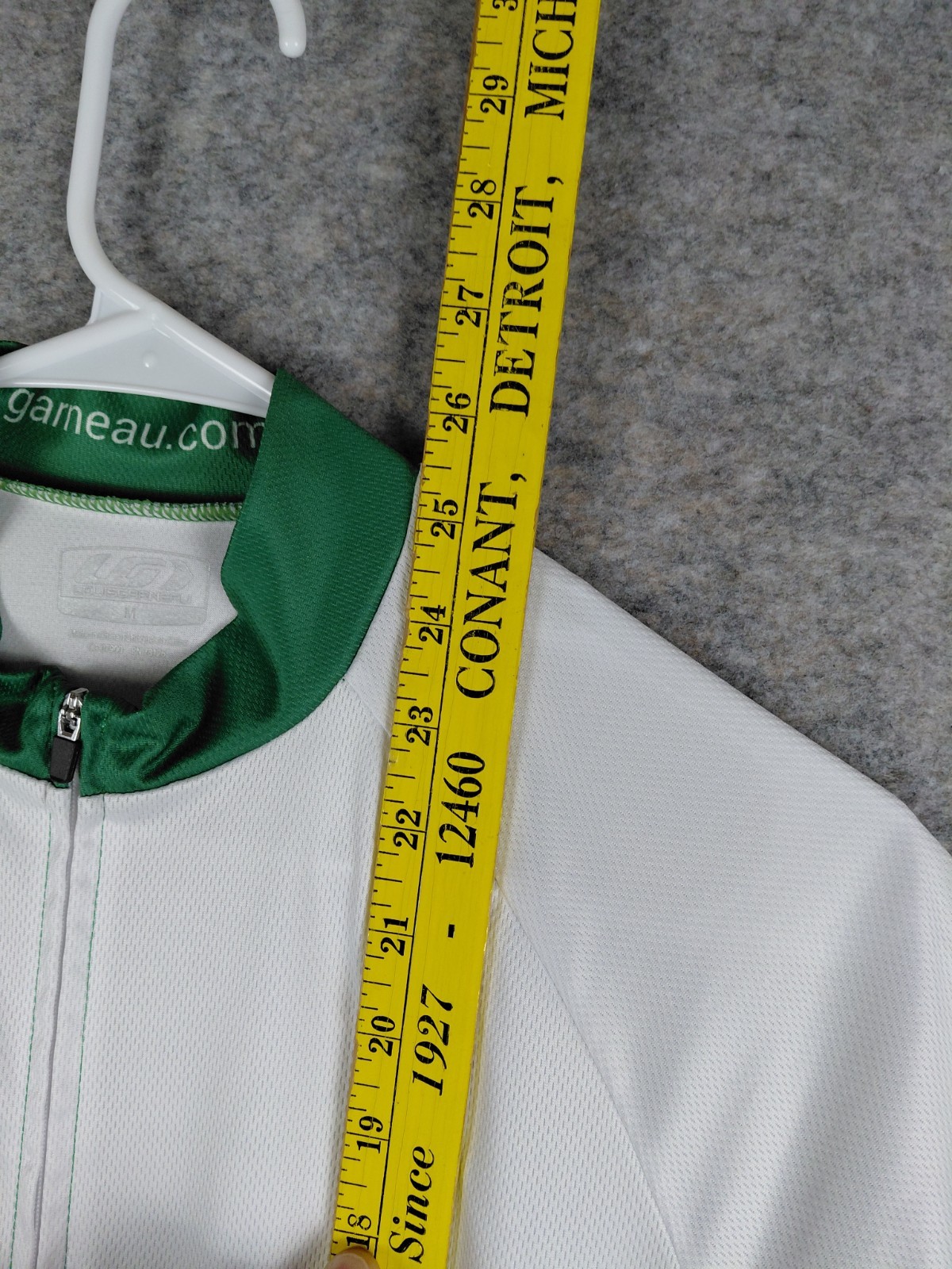 Louis Garneau Cycling Jersey Women’s Medium Green Backroads 100% Polyester – EUC