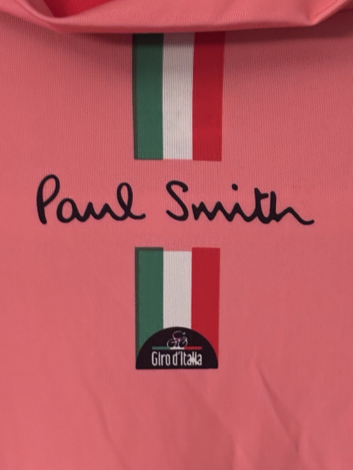SMS Santini ITALY Cycling Jersey XL Pink 1/4 Zip Neck Racing Pockets Smith 2013