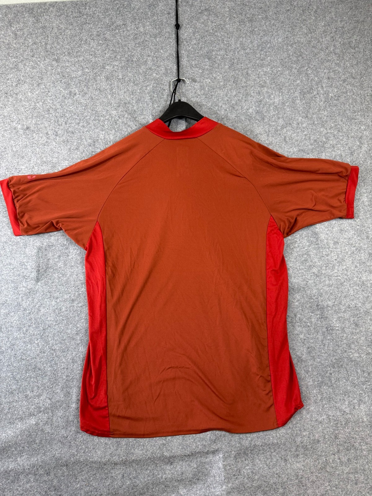 Nike ACG Base Layer Shirt Mens XL Orange 1/4 Zip Short Raglan Sleeve Stretch