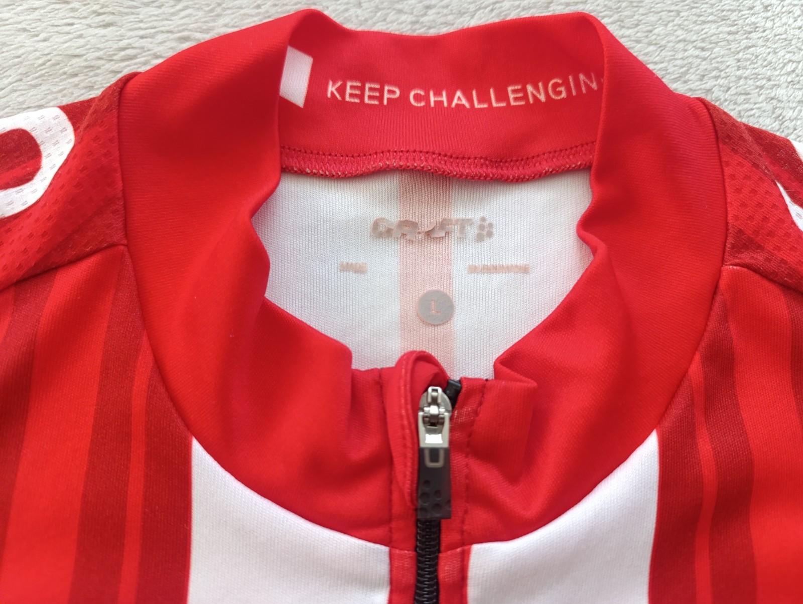 Sunweb Cervelo Craft Uci World Tour mens Red cycling jersey size L