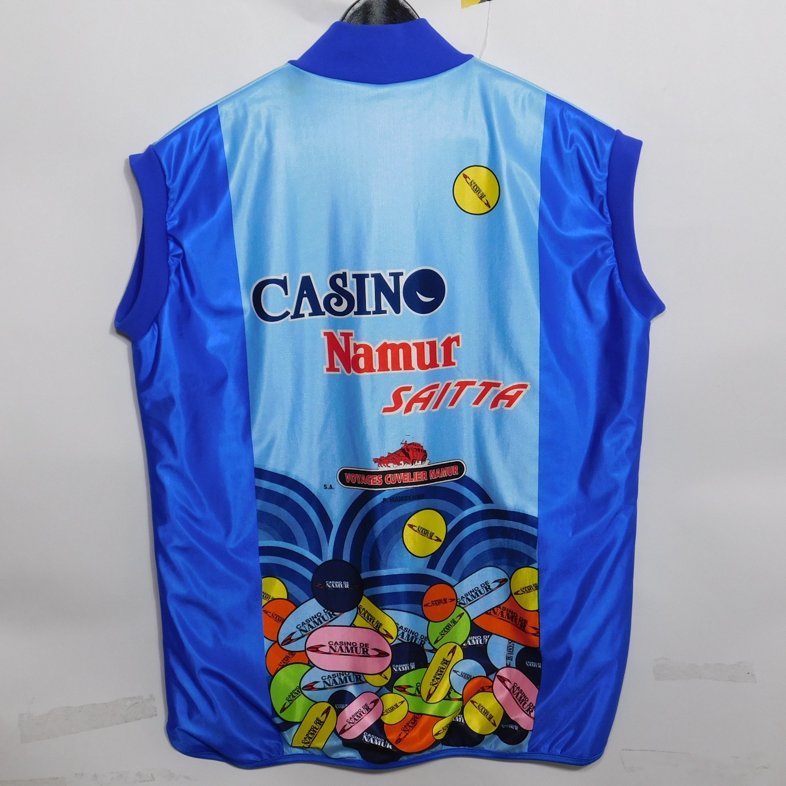 Gamex Setila SPEEDY CLUB NAMUR Belgium Casino Namur Heavy Cycling Jersey XXL